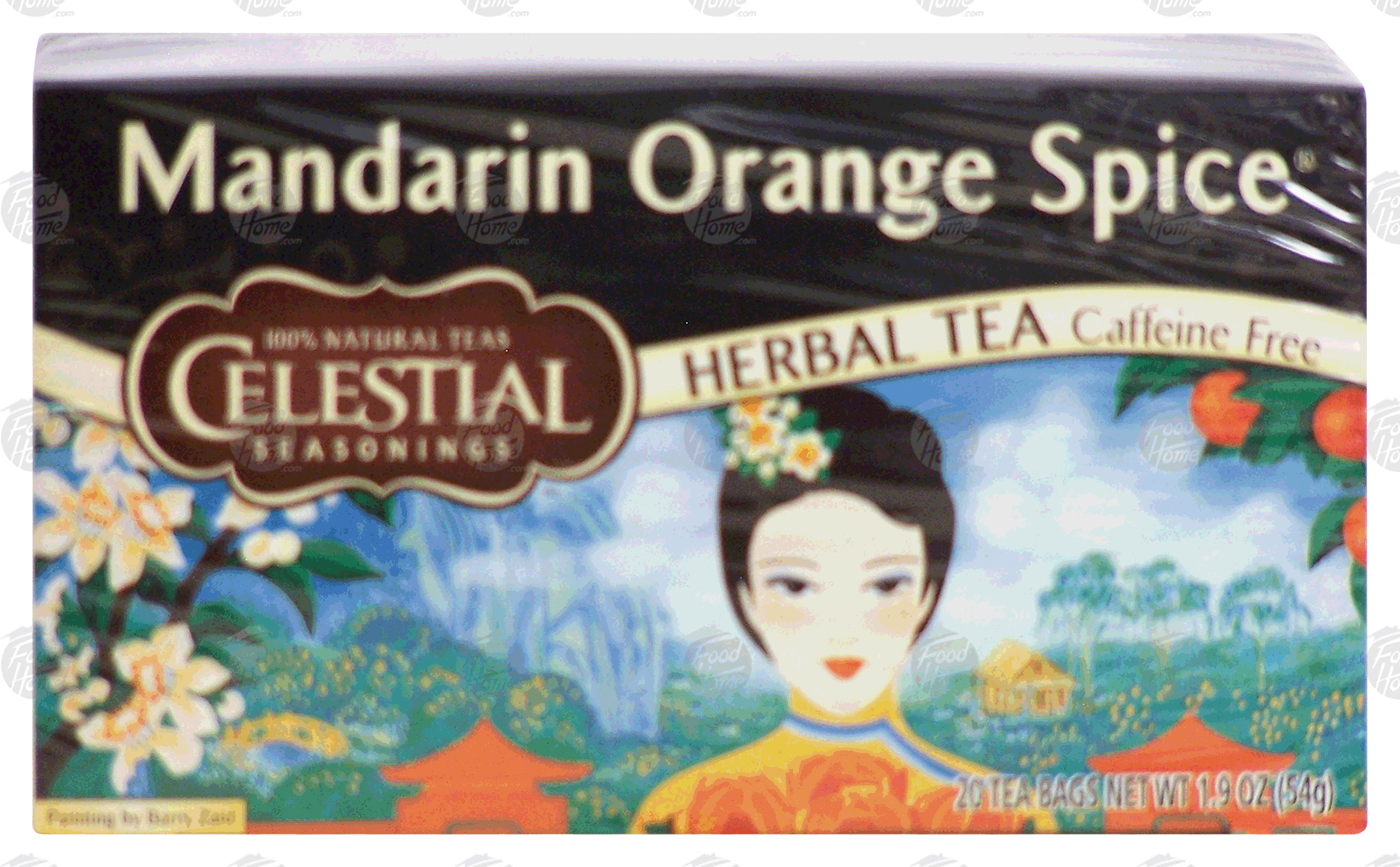 Celestial Seasonings  mandarin orange spice caffeine free herb tea, 20-bags Full-Size Picture